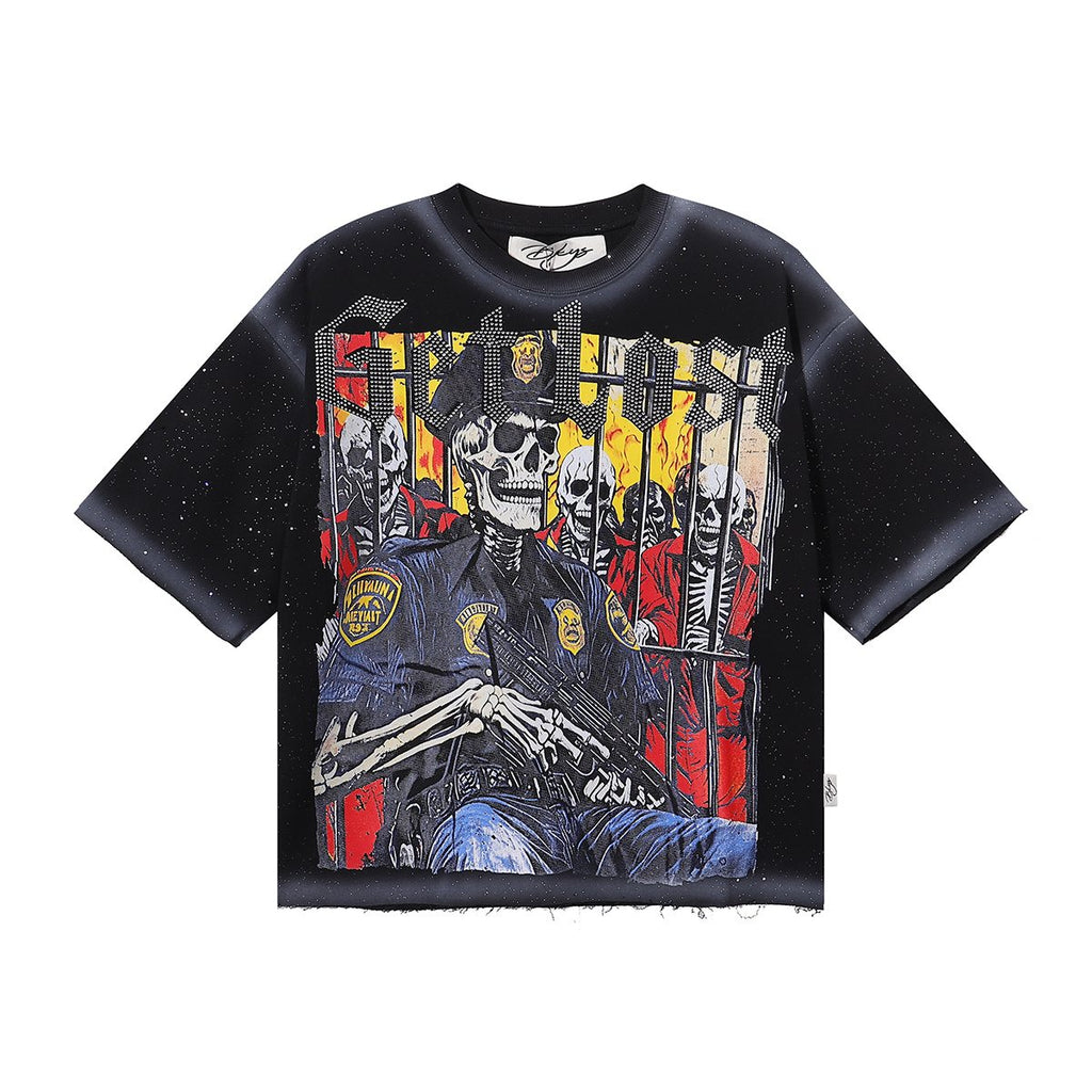 BKYS Revival Get Lost Skeleton Graphic T-Shirt